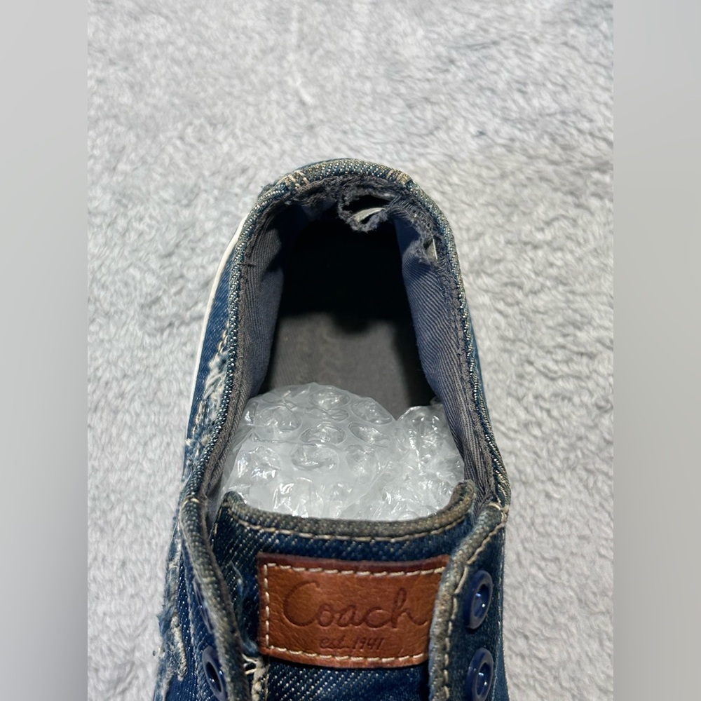 Coach Denim Laceless Sneakers - Picture 9 of 9